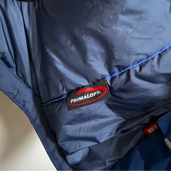 L.L. Bean Kid's Two-Tone Blue Primaloft Snow Ski Jacket - Picture 8 of 8